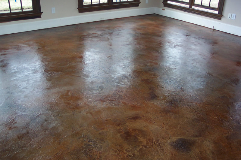 Stained Concete floors in Austin TX